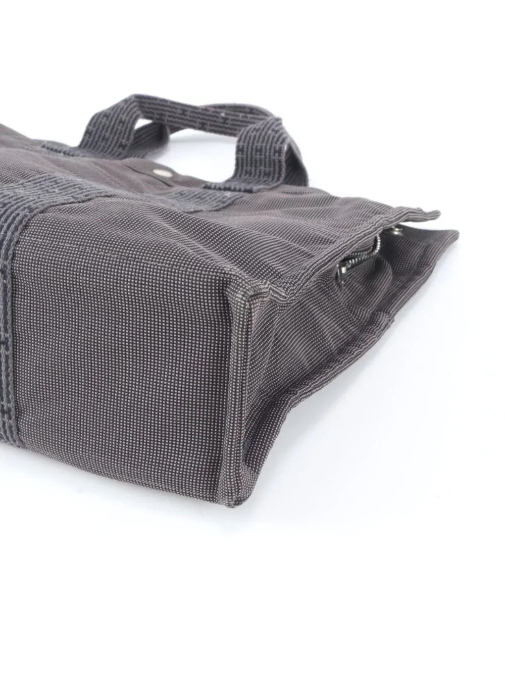 Hermes Her Line MM Tote Shoulder Business Document Gray